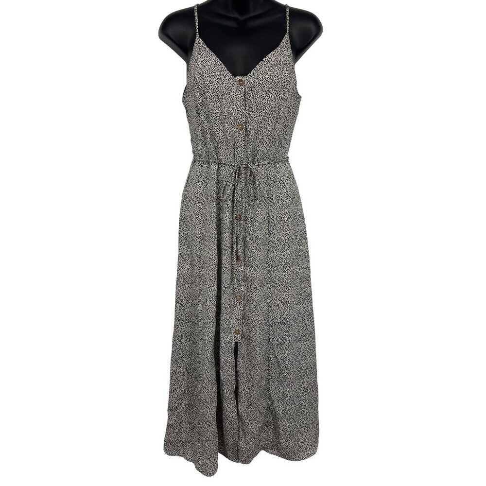 Sienna Sky Women Midi Shift Dress Size Small S Animal Cream New